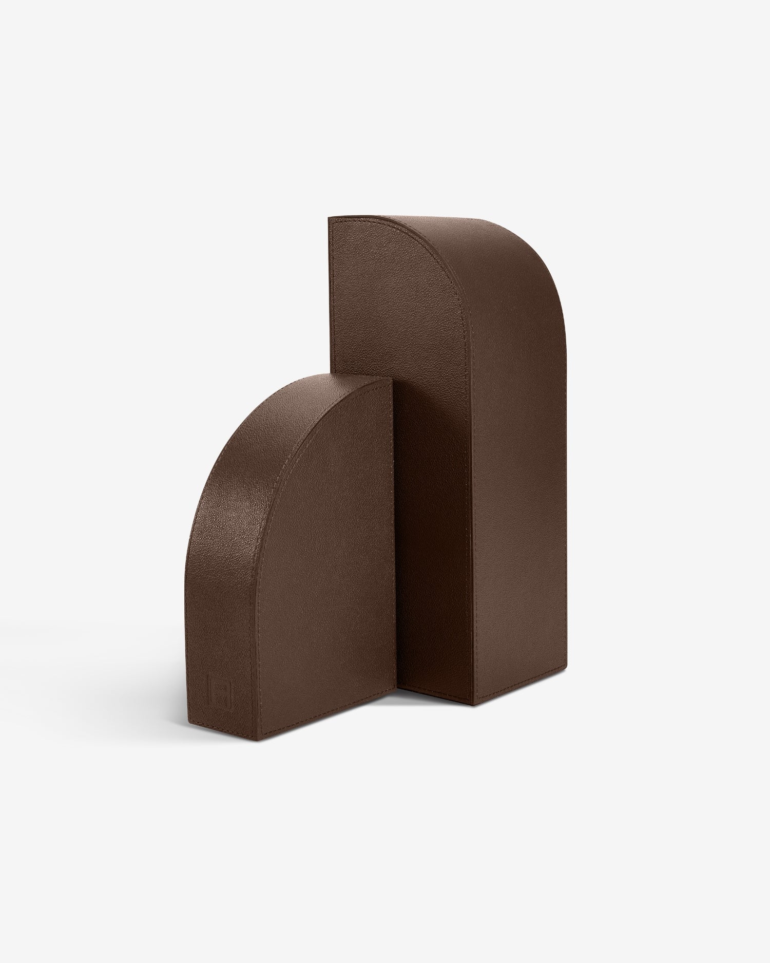 Left Cubist Bookend - Brown - Image 3