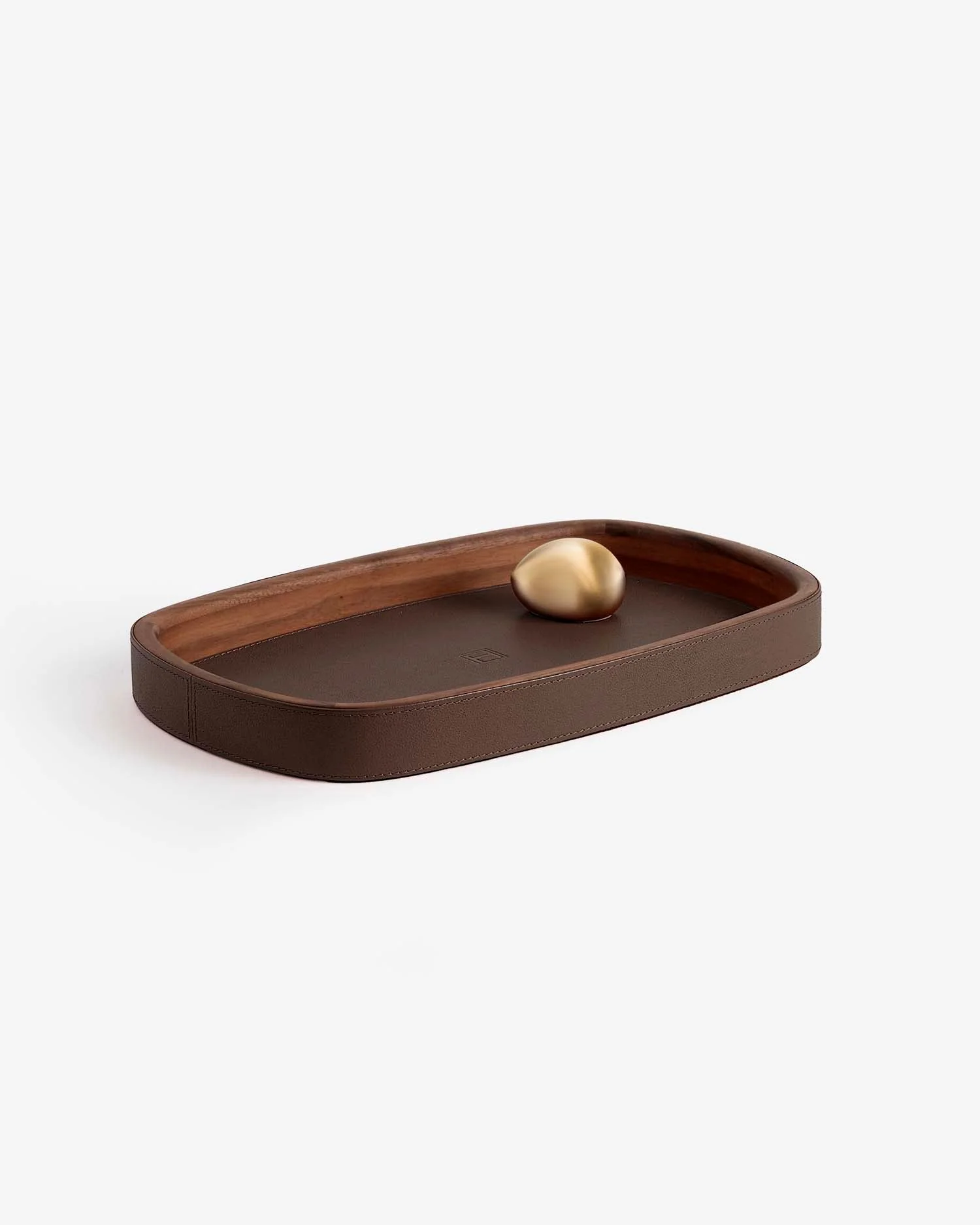Pebble Accessory Tray - Brown - Image 3