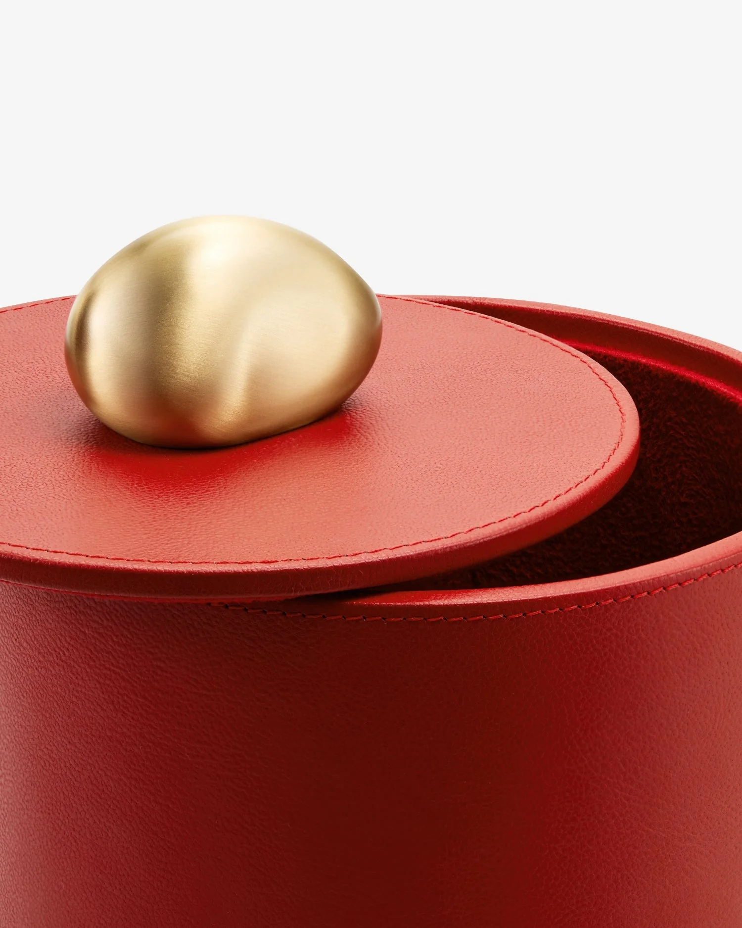 Pebble Trinket Box - Red - Image 4